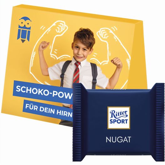 Werbekarte Midi, Ritter SPORT mini Nugat (Bild 1)