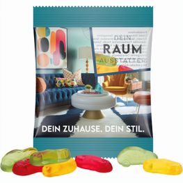 Minitüte,10 g, Folie transparent, Trolli Fruchtgummi Autos