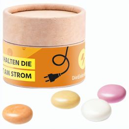 Papierdose Eco Mini , Mentos Kaudragee Fruit