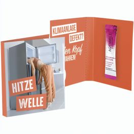 Produktabbildung Werbekarte Midi, Aqtiwell® FOCUS Werbekarte Midi, Aqtiwell® FOCUS