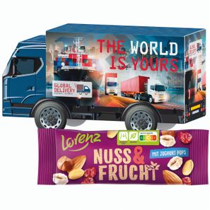 3D-Präsent LKW, Lorenz Nuss & Frucht