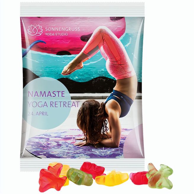 Maxitüte, Folie weiß, Trolli Fruchtgummi Flugzeuge
