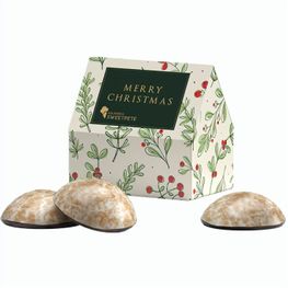 Lebkuchen Haus, WEISS 4er Lebkuchen Mini