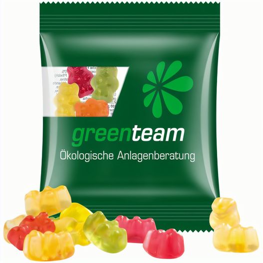 Minitüte,10 g, kompostierbare Folie transparent, Trolli Premium Bärchen, (Bild 1)