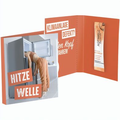 Werbekarte Midi, Aqtiwell® ENERGY