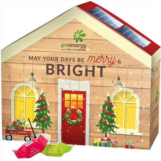 Adventskalender Haus, Ritter SPORT Schokowürfel (Bild 1)