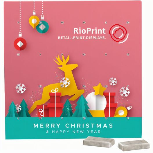 Täfelchen Adventskalender, Alpenmilch-Schokotäfelchen (Bild 1)