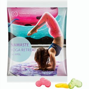 Maxitüte, Folie weiß, Trolli Fruchtgummi Fahrrad