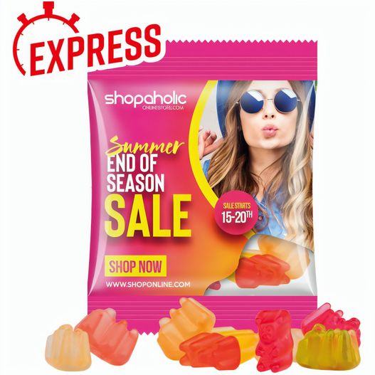 Produktabbildung Express Basic Gummibärchen, Folie transparent Express Basic Gummibärchen, Folie transparent (Bild 1)