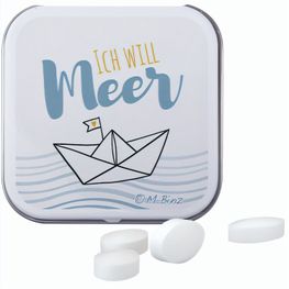 Dose Quadratisch, Pfeffi zuckerfreien Pfefferminzpastillen