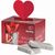 Geschenkbox Mini Herz, Alpenmilch Schokotäfelchen (Bild 1)