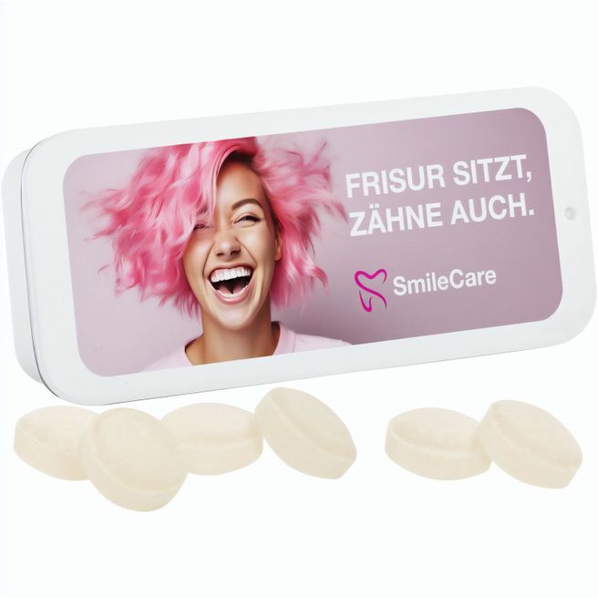 Produktabbildung Schiebedeckeldose, Mini Bonbons Japanische Minze Schiebedeckeldose, Mini Bonbons Japanische Minze