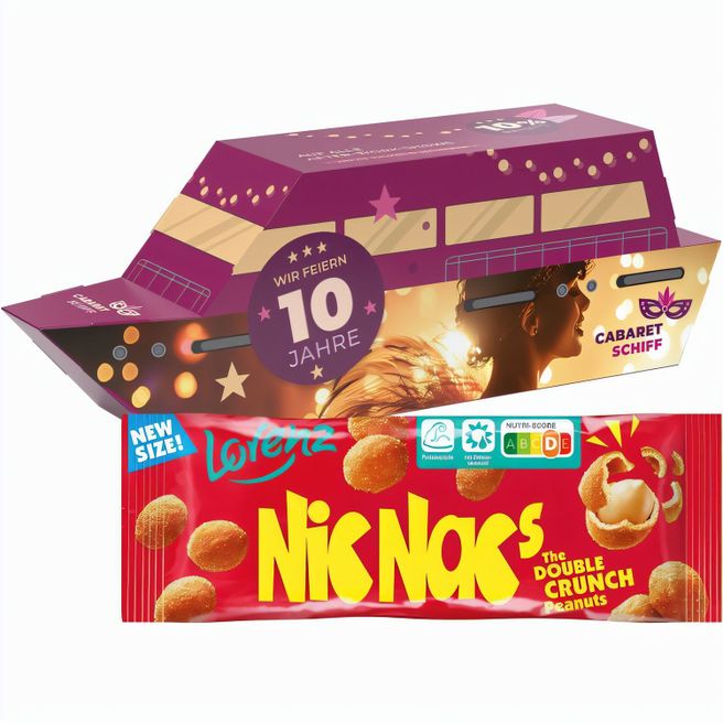 3D-Präsent Schiff, Lorenz Nic Nac's Erdnüsse