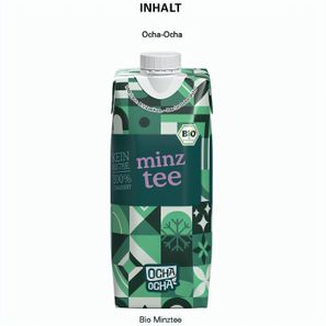 Drink Pack mit Ocha-Ocha® BIO Minztee in Werbeverpackung