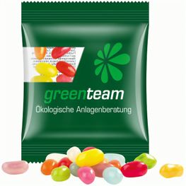 Minitüte, 10 g, kompostierbare Folie transparent, Jelly Beans