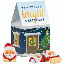 Produktabbildung Standbodenbox, Mini Schoko Weihnachtsmänner Standbodenbox, Mini Schoko Weihnachtsmänner