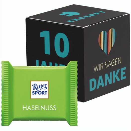 Werbewürfel, Ritter SPORT mini Haselnuss (Bild 1)