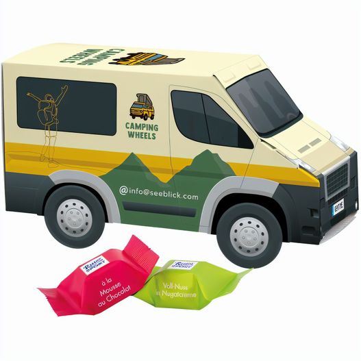 3D-Präsent Transporter, Ritter SPORT Schokowürfel (Bild 1)