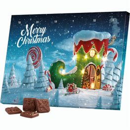 Produktabbildung Classic Tisch Adventskalender, Blister gefüllt, Alpenmilch Schokotäfelchen Classic Tisch Adventskalender, Blister gefüllt, Alpenmilch Schokotäfelchen