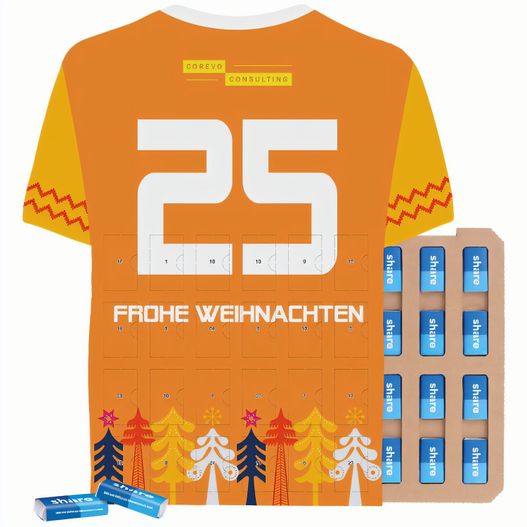 Täfelchen Adventskalender Trikot ECO, share Napolitain (Bild 1)