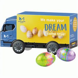 Produktabbildung 3D-Präsent LKW, Klett Ostereier 3D-Präsent LKW, Klett Ostereier