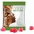 Minitüte,10 g, Folie weiß, Trolli Fruchtgummi Herz rot