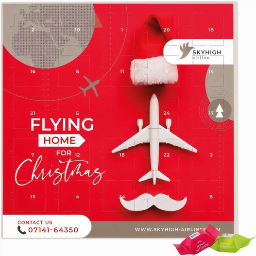 Produktabbildung Adventskalender quadratisch, Blister kompostierbar, Ritter SPORT Schokowürfel Adventskalender quadratisch, Blister kompostierbar, Ritter SPORT Schokowürfel (Bild 1)