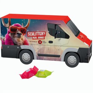 Adventskalender Transporter, Ritter SPORT Schokowürfel