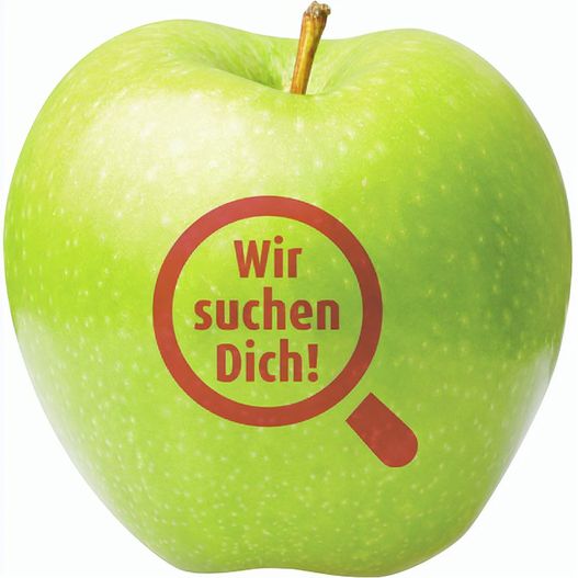 Apfel grün "Lupe" (Bild 1)