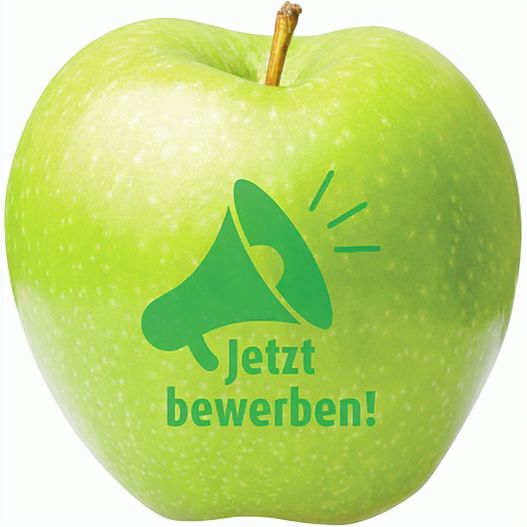 Apfel grün "Jetzt bewerben!" (Bild 1)