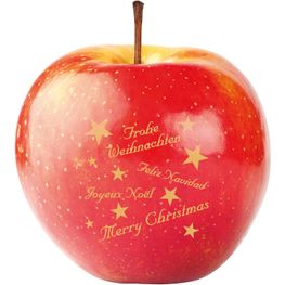 Produktabbildung LogoFrucht Apfel Happy Christmas LogoFrucht Apfel Happy Christmas