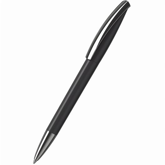 ein stift mit einem schwarzen körper und einer schwarzen spitze Drehkugelschreiber Arca high gloss MMn (Bild 1)