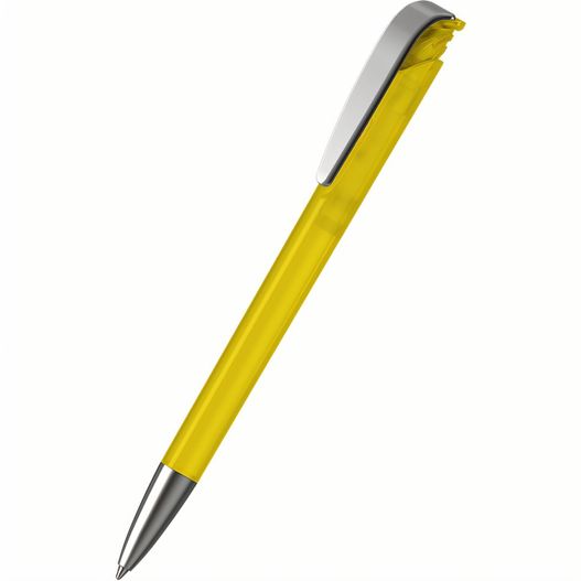gelber stift mit silberner spitze Druckkugelschreiber Jona ice MMs (Bild 1)