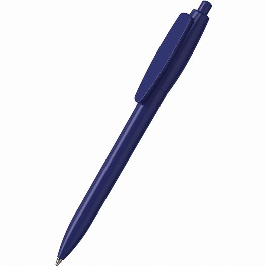 ein blauer stift mit schwarzer spitze Druckkugelschreiber Klix high gloss (Bild 1)
