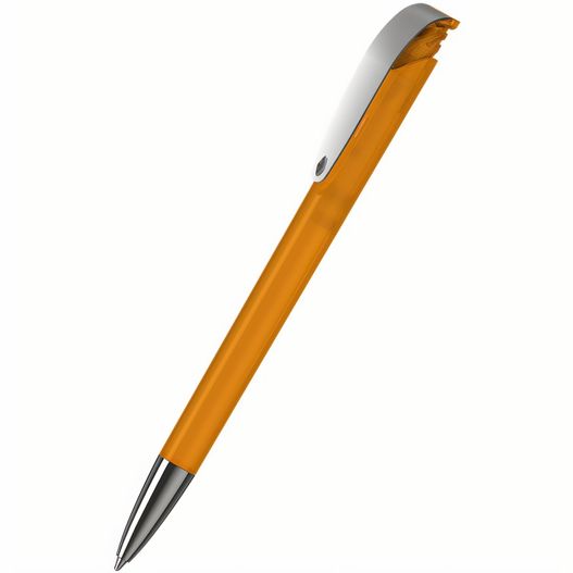 einen stift mit einer metallspitze und einer metallspitze Druckkugelschreiber Jona transparent MMn (Bild 1)