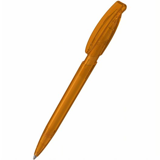 ein stift mit einem holzgriff auf einem weißen hintergrund Druckkugelschreiber Rodeo transparent (Bild 1)