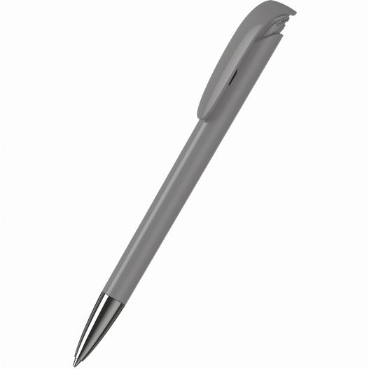 ein stift mit einer metallspitze auf einem weißen hintergrund Druckkugelschreiber Jona high gloss Mn (Bild 1)