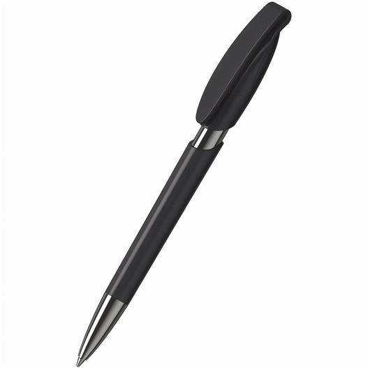 ein stift mit einem schwarzen körper und einer silbernen spitze Kugelschreiber Rodeo high gloss Mn (Bild 1)