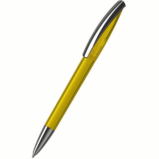 gelber stift mit schwarzer spitze Drehkugelschreiber Arca transparent MMn (Bild 1)