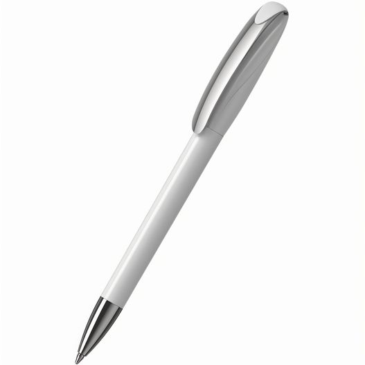 ein stift mit einer metallspitze auf einem weißen hintergrund Drehkugelschreiber Boa high gloss MMn (Bild 1)