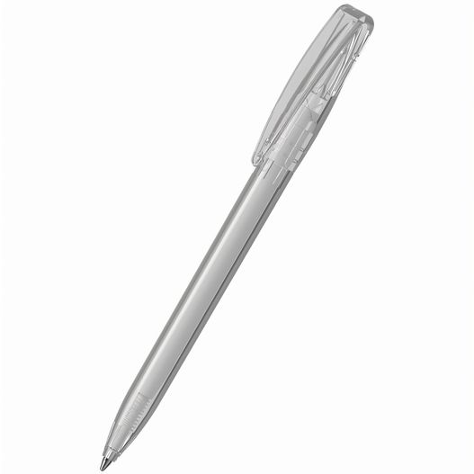 ein stift mit einem klaren kunststofffass oben Drehkugelschreiber Cobra transparent (Bild 1)