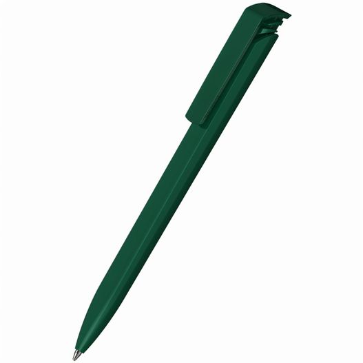 ein grüner stift mit schwarzer spitze Druckkugelschreiber Trias recycling (Bild 1)