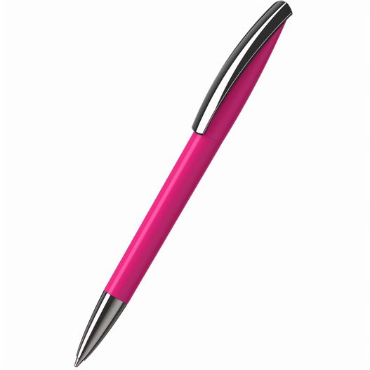 ein rosa stift mit einer schwarzen spitze Drehkugelschreiber Arca high gloss MMn (Bild 1)