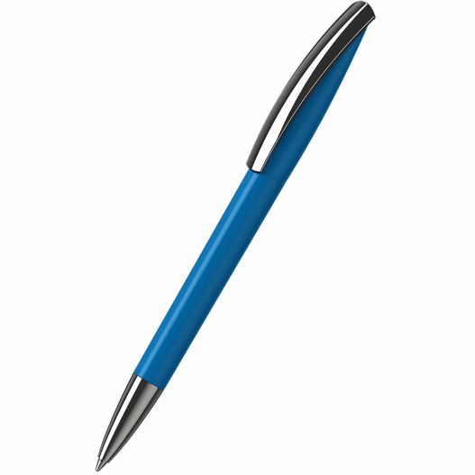 ein blauer stift mit schwarzer spitze Drehkugelschreiber Arca high gloss MMn (Bild 1)