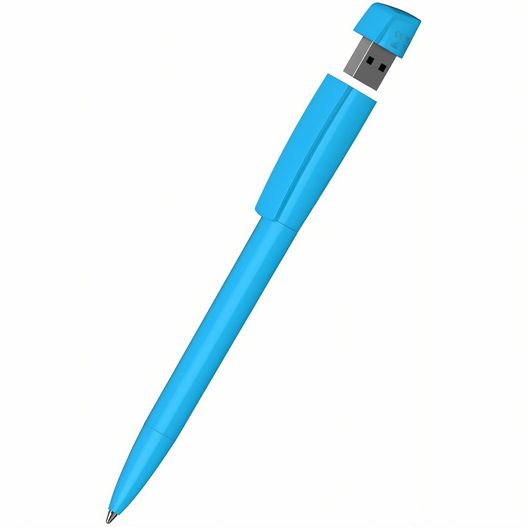Drehkugelschreiber mit integriertem USB-Stick Turnus high gloss USB 2.0 (Bild 1)