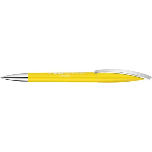 gelber stift mit silberner spitze Drehkugelschreiber Arca high gloss MMn (Bild 1)