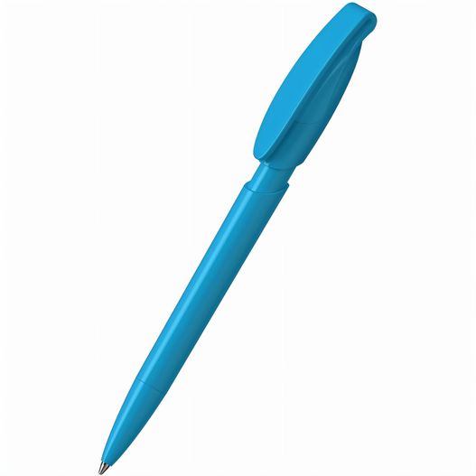ein blauer stift mit schwarzer spitze Druckkugelschreiber Rodeo high gloss (Bild 1)