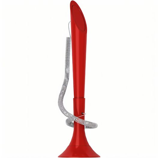 ein rotes telefon mit einem kabel darauf Stehkugelschreiber mit Kordel Deskpen matt Cord (Bild 1)