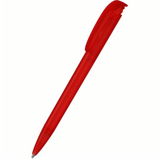 ein roter stift auf einer weißen oberfläche Druckkugelschreiber Jona ice (Bild 1)