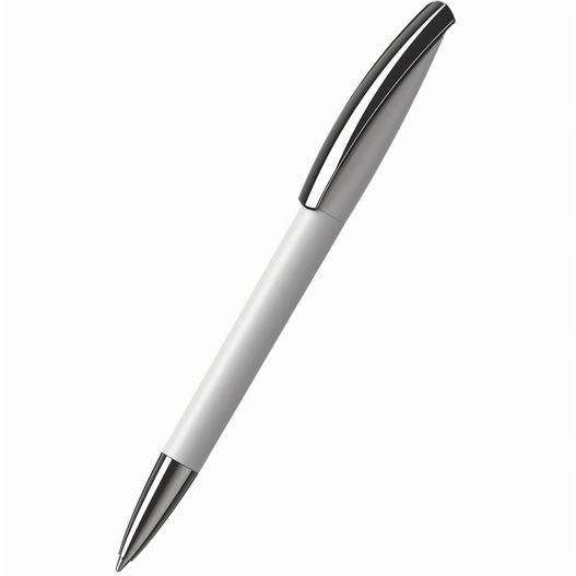 ein stift mit einer metallspitze auf einem weißen hintergrund Drehkugelschreiber Arca softtouch MMn (Bild 1)